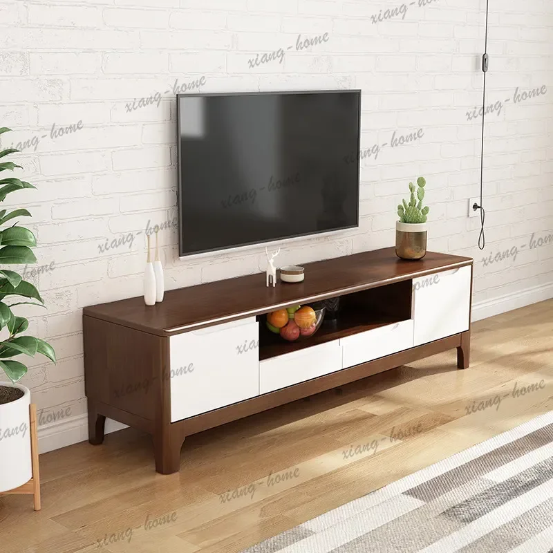 PG Wood Cabinets Tv Stands Living Room Modern Drawers Floor Display Universal Tv Table Storage Organizer Muebles Home Furniture