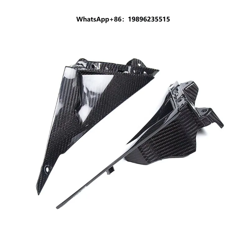 100% Full 3K Dry Carbon Fiber Motorcycle Water Tank Guard Panels Fairing