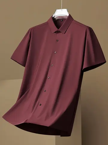 남성용 단색 반팔 셔츠, 오버사이즈 6xl 7xl 8xl 10xl 플러스 사이즈, 차가운 얇은 캐주얼 소프트 남성 루즈 하이 퀄리티, 여름