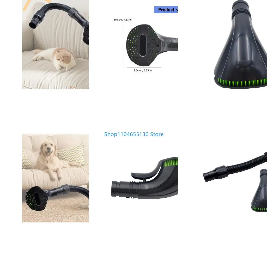 

Pet Vacuum Brush for Shedding Grooming Vacuum Attachment for U10 U11