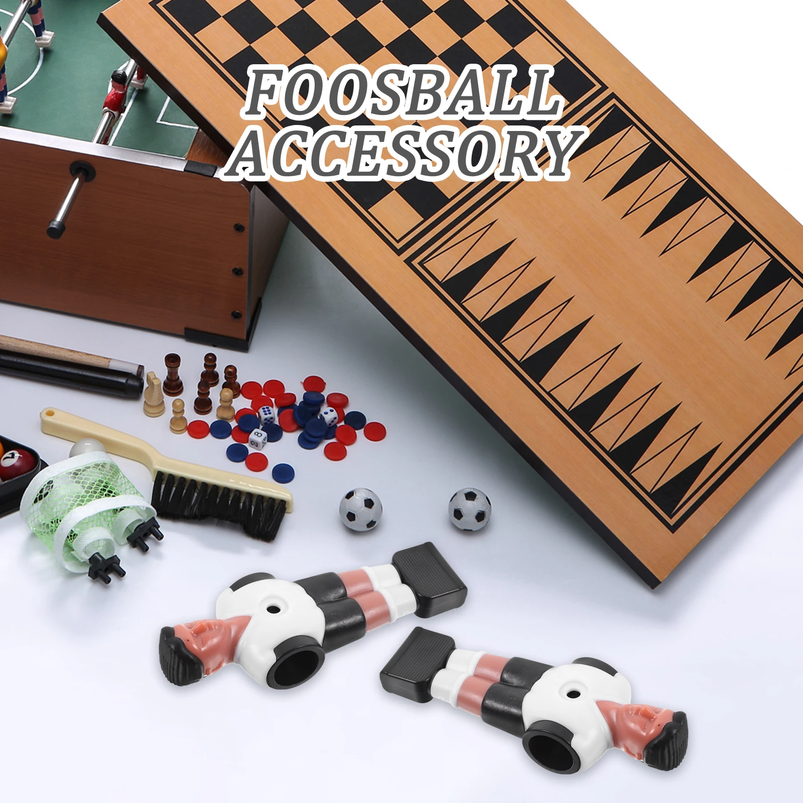 

10pcs Foosball Players Replacement Adorable Durable Resin Table Football Machine Accessories For Standard Rods