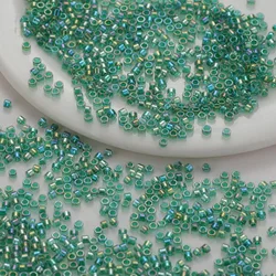 2.0MM 1100 Pieces Glass Beads Transparent Symphony Series INS Style Loose Seeds Beads Diy Handmade Beading 10grams/bag