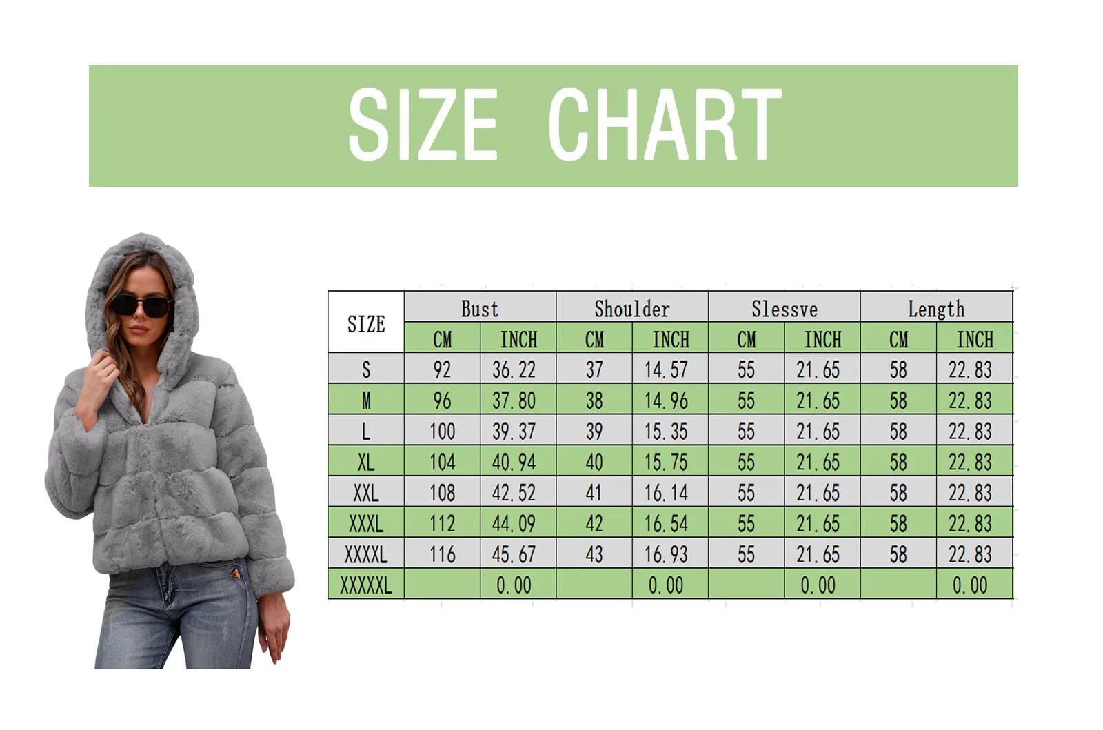 Women's Faux-Fur Trendy Quilted Jacket Puffer Casual Plush Thickened Outwear Oversized Winter Warm Hooded Windproof Sweater