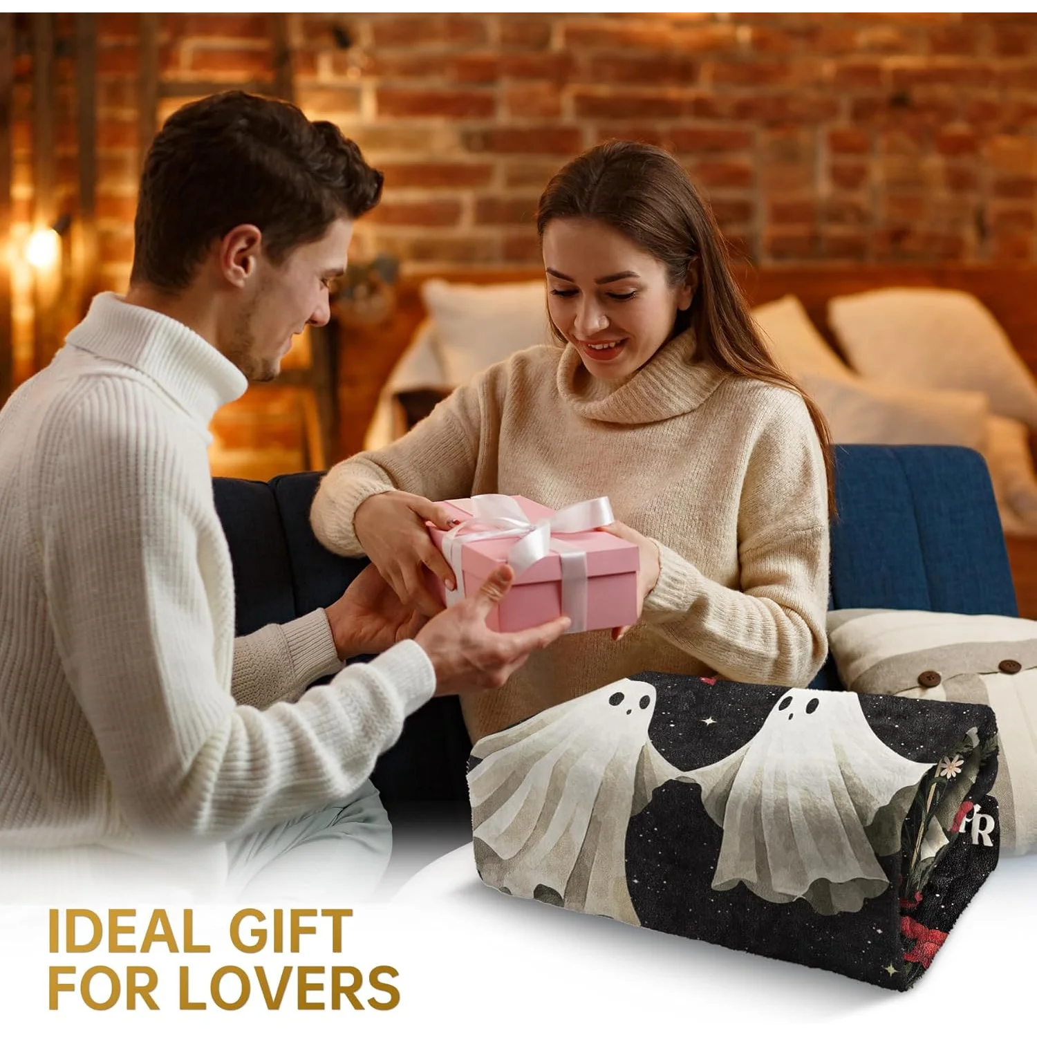 Valentines Day Gifts for Her Him- Couple Blanket, Valentines Anniversary Wedding Gifts for Women Men Wife Husband Couple, Engage