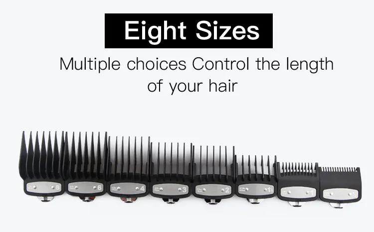 8 Stück/Set Pro Barber Guide Kämme für Wahl Haarschneidemaschine, Haarschnittkamm mit Blisterverpackung, Salon-Haarschneidewerkzeuge – Detail 16