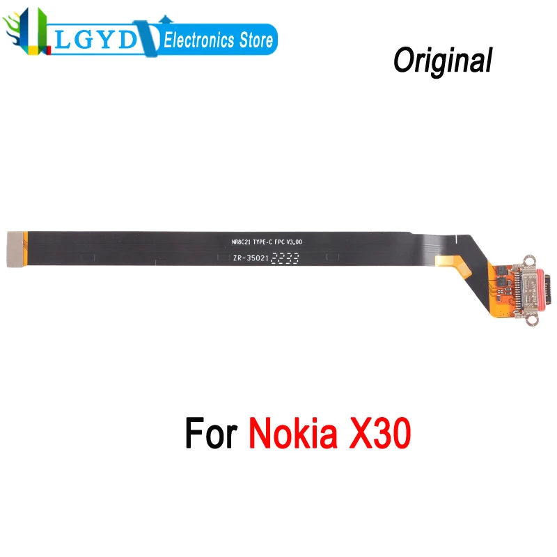 

Original Charging Port Flex Cable For Nokia X30 Phone USB Charging Dock Repair Spare Part Replacement