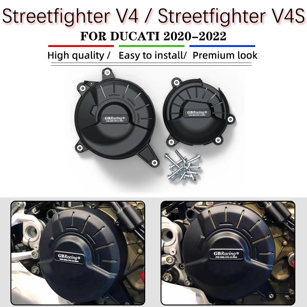 Streetfighter V4 / V4S Motorcycles Engine Protection Cover For DUCATI Streetfighter V4 Streetfighter V4S 2020-2022 For GBRacing