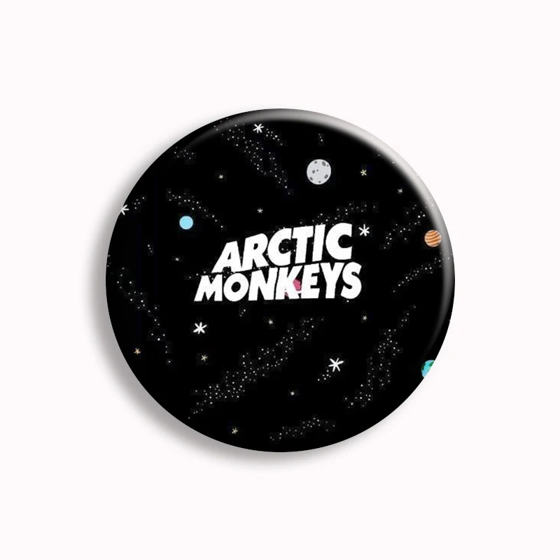 Vintage Arctic Monkeys Music Band Album Cover Button Pin Metal Badge Retro Rap Hip Hop Rock Brooch Music Lover Collect Fans Gift