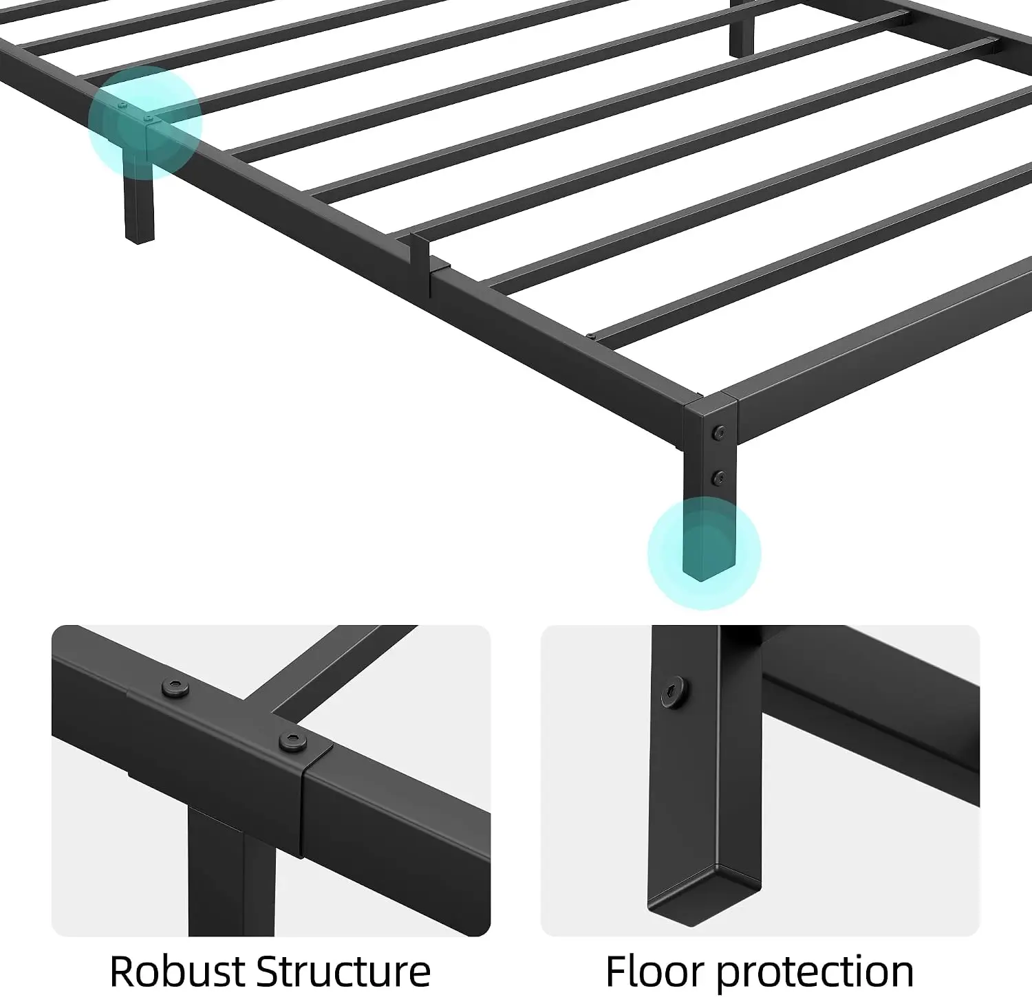 Thumbnail 4 - #23 Best Selling Metal Platform Beds