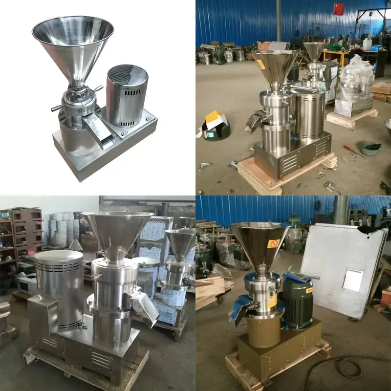 Professional Commercial Almond Soybean Coconut Milk Processing Machine Grinding Colloid Mill Peanut Butter Maker