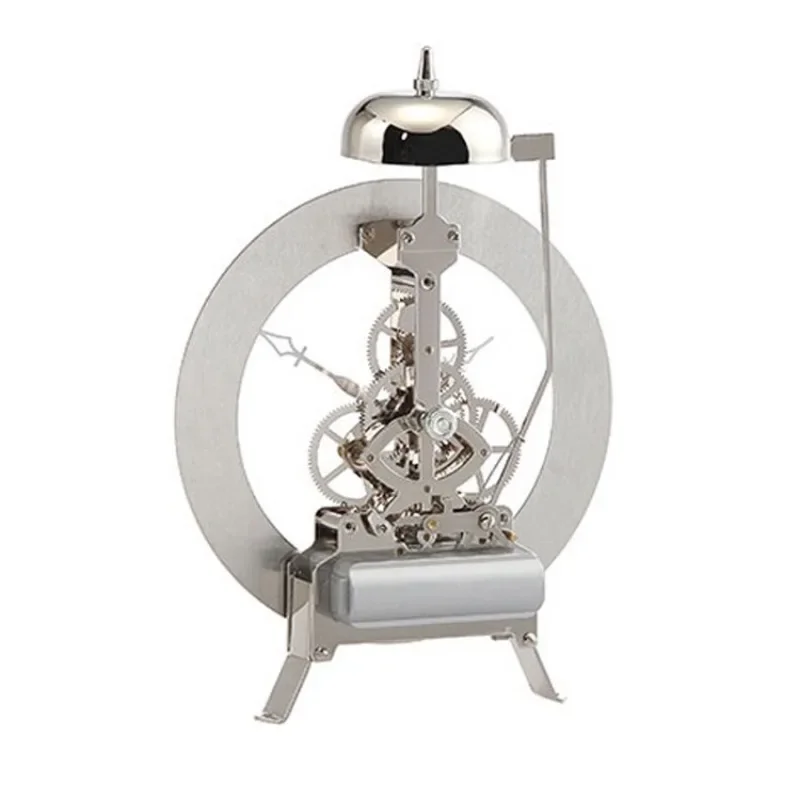 Small Table Clock Metal Vintage Bedside Table Clocks Bedroom Office Luxury Mechanical Watches Mini Watch Home and Decoration