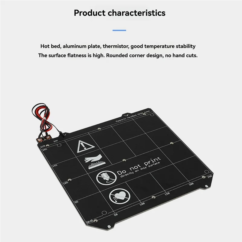 

Для Prusa I3 MK3S MK52 3D-принтер с подогревом, 24 В, магнитная гарячая кровать, сборная пластина для Prusa I3 MK3S