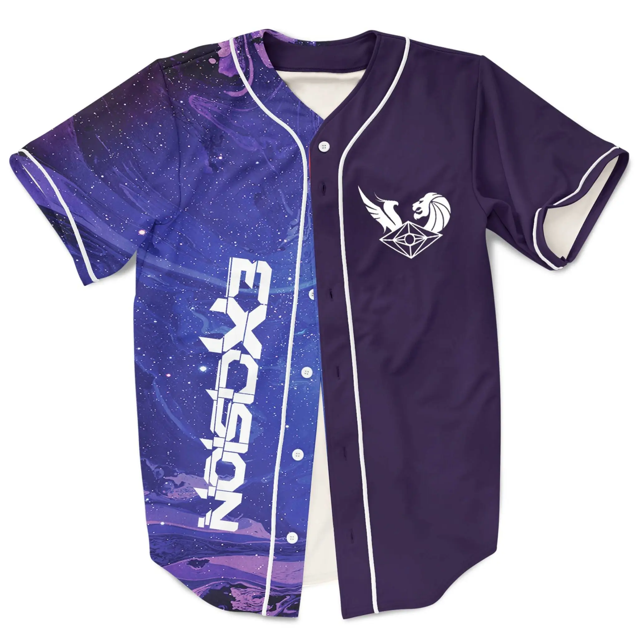 

ILLENIUM Seven Lions Slander Thin button Baseball Uniform Men/Women Baseball Jersey For EDM Festivals to2