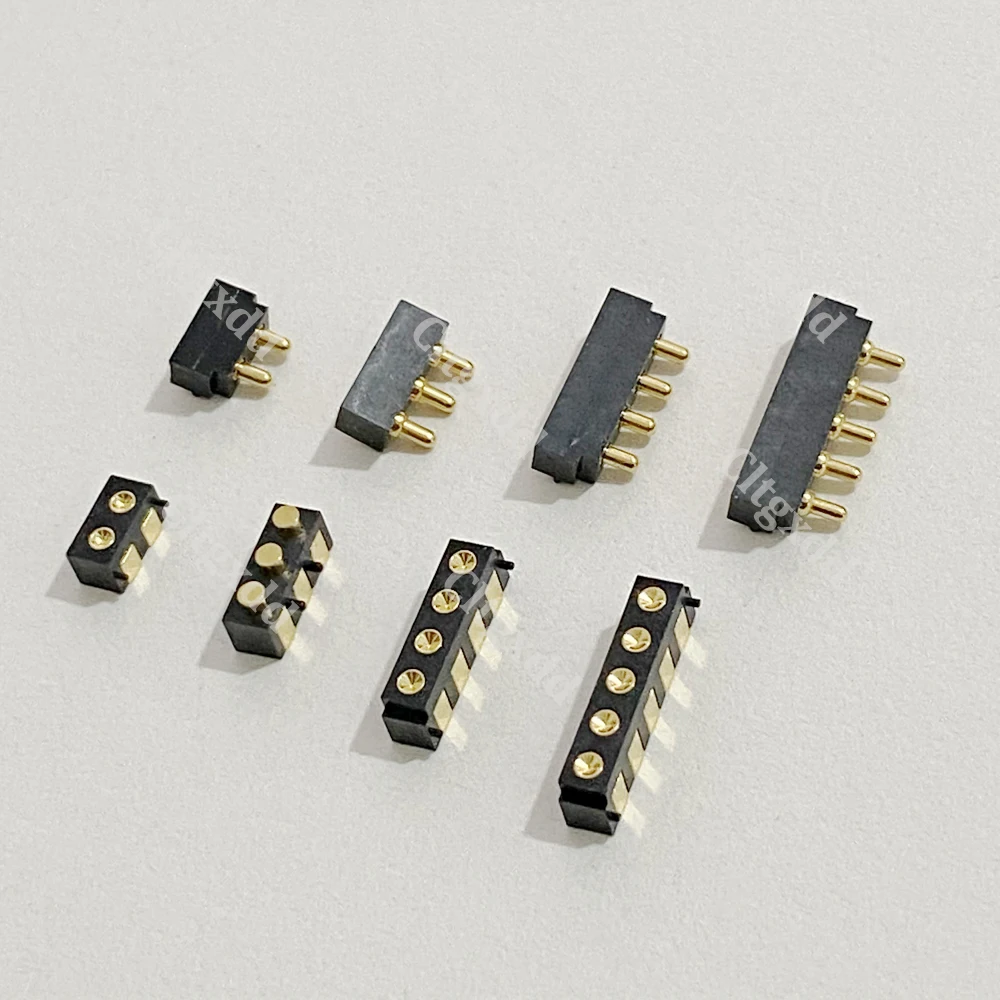 Männlicher & Weiblicher Seitlich Montierter Pogo-Pin-Steckverbinder 2P 3P 4P 5P SMD Federkontakt-Ladebuchse für Smartwatches/Elektronische Geräte – Detail 10