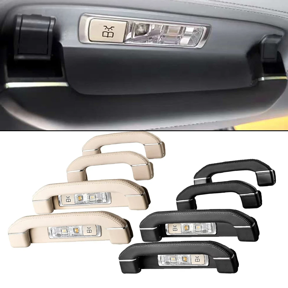 Roof Headliner Armrest With Reading Light For Mercedes Vito W447 W448 V220 V250 Leather Plastic Car Accessories