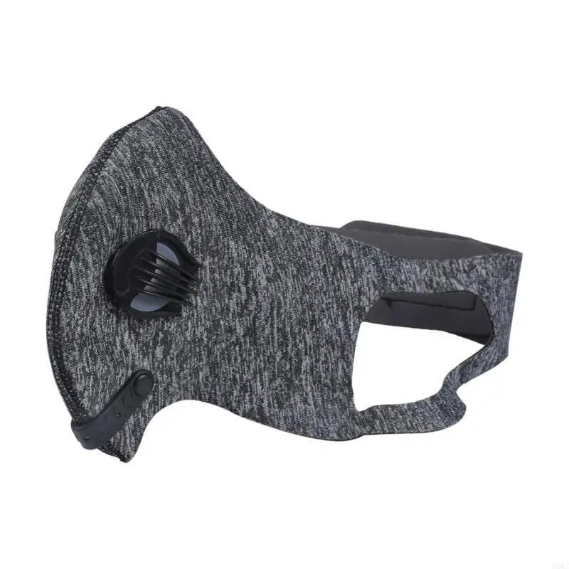 Adjustable Reusable Face Protections withCarbon Filters Valves for Cycling Sport Mouth Cover 