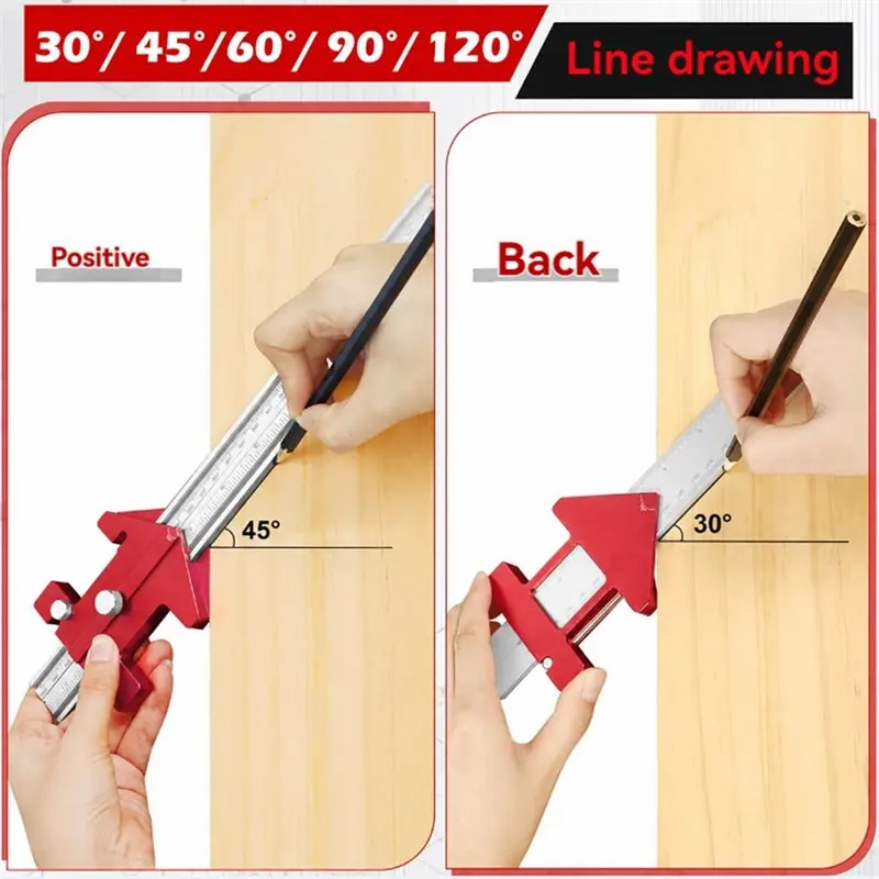 Eco Friendly Furniture Drilling Positioning Jig Adjustable Woodworking Handle Hole Locator Cabinet Pull Mounting Multifunctional