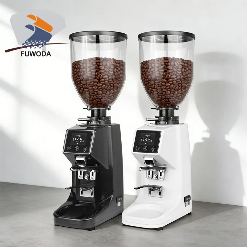 

Coffee Grinder 110V/220V 64mm Flat Burr Espresso Bean Grinder in Stock