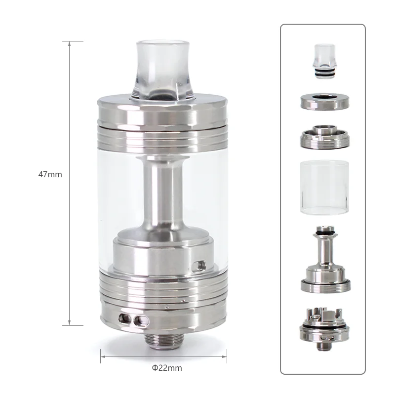 SXK Rafi R RTA AB Mods 316 22 4 0.8/1.0/1.2/1.5/1.8/2.0/2.5/3 atomizer tank for coils & atomizers - gallery image 2