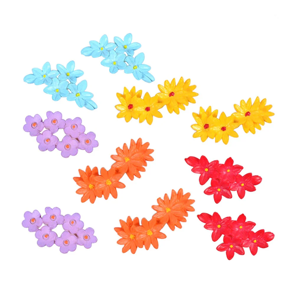 

10 Pcs Food Vacuum Sealer Miniature Moss Micro Landscape Multicolor Flowers Garden