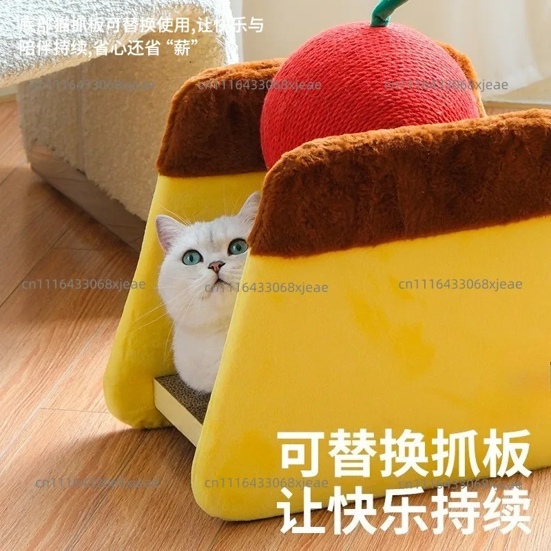 Scratch ball vertical wear-resistant, no crumbs, cat scratch ball anti-cat scratch, grinding claws, scratch-resistant