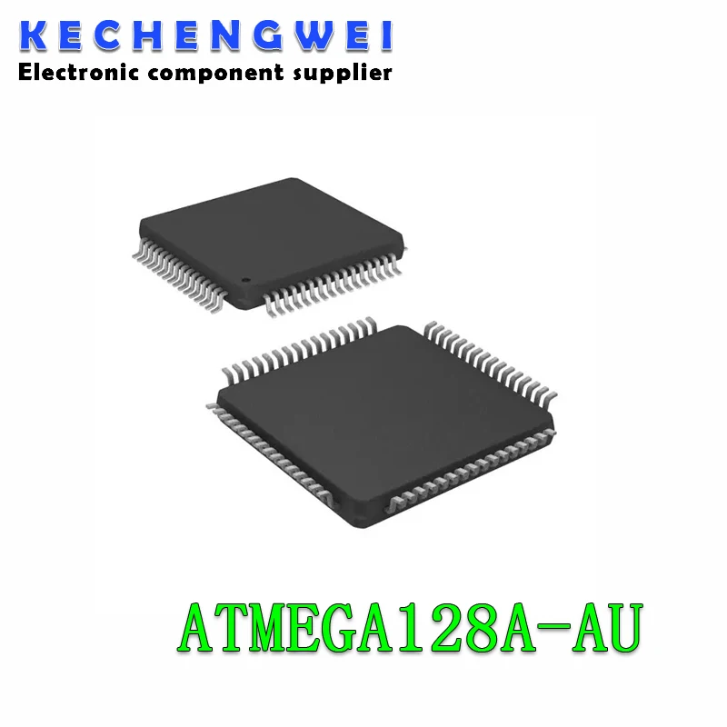 1PCS ATMEGA128A-AU QFP ATMEL ATMEGA128A TQFP64 Programmable Flash