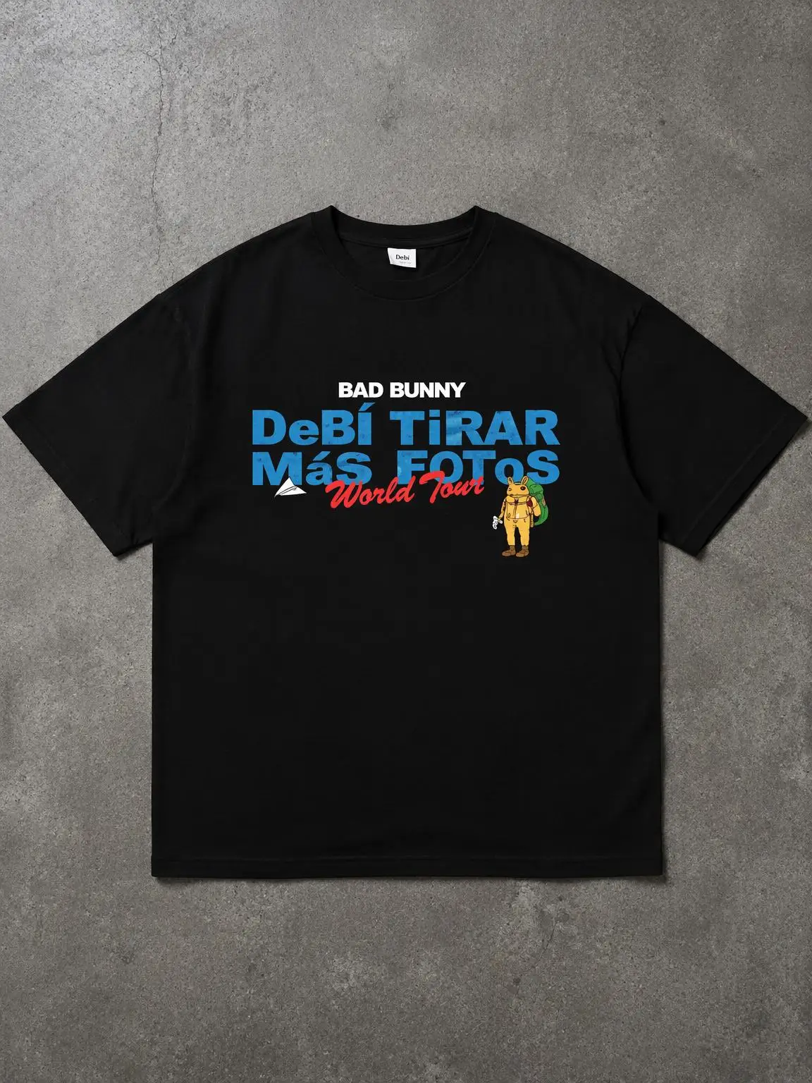 Bad Bunny DeBí Tirar Más Fotos Double Sided Tshirt Unisex Reggaeton Latin Music Graphic Short Sleeve Tee Concert Fan