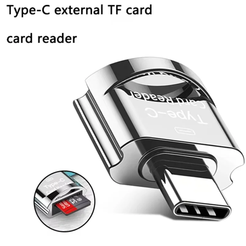 Type C To Micro SD TF Adapter Cardreader High Speed Smart Memory Card Reader Watching Movie Data Transmission For Phone Laptop