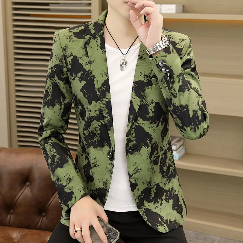 T110 Trendy Spring New coreano Style Slim Fashion Business Suit Jacket