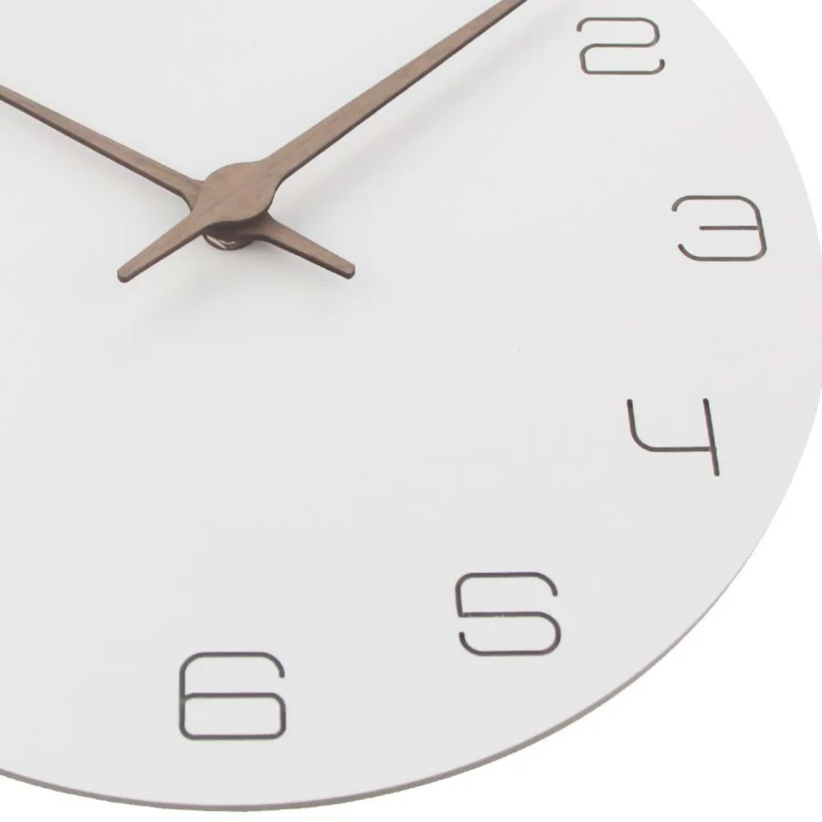 1pc Living room silent wall clock, personalized wooden quartz clock, wall mounted clock, home minimalist wall clock