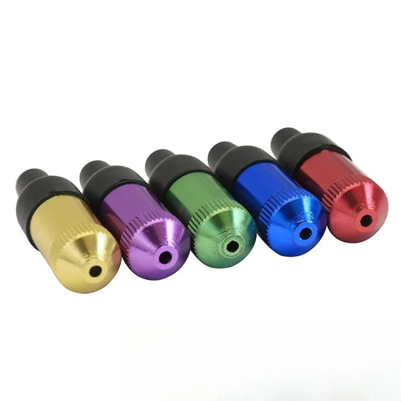 Wholesale Multicolored Mini Straw Metal Snuff pipe Portable Fashionable Pointed Snuff tube Men Gift Smoking Accessories Tool