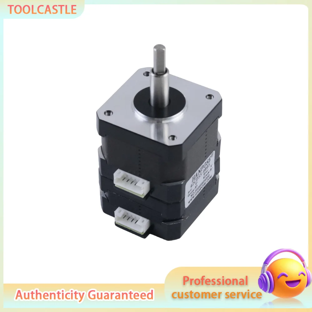 Nema17 Double Stack 42 Stepper Motor 55mm 0.27N.m High Speed High Torque Stepping Motor for 3D Printer CNC Engraver