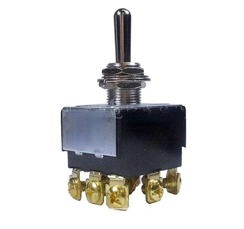 12TS95-7 Three Position 6-pin Button Switch 20A 277V