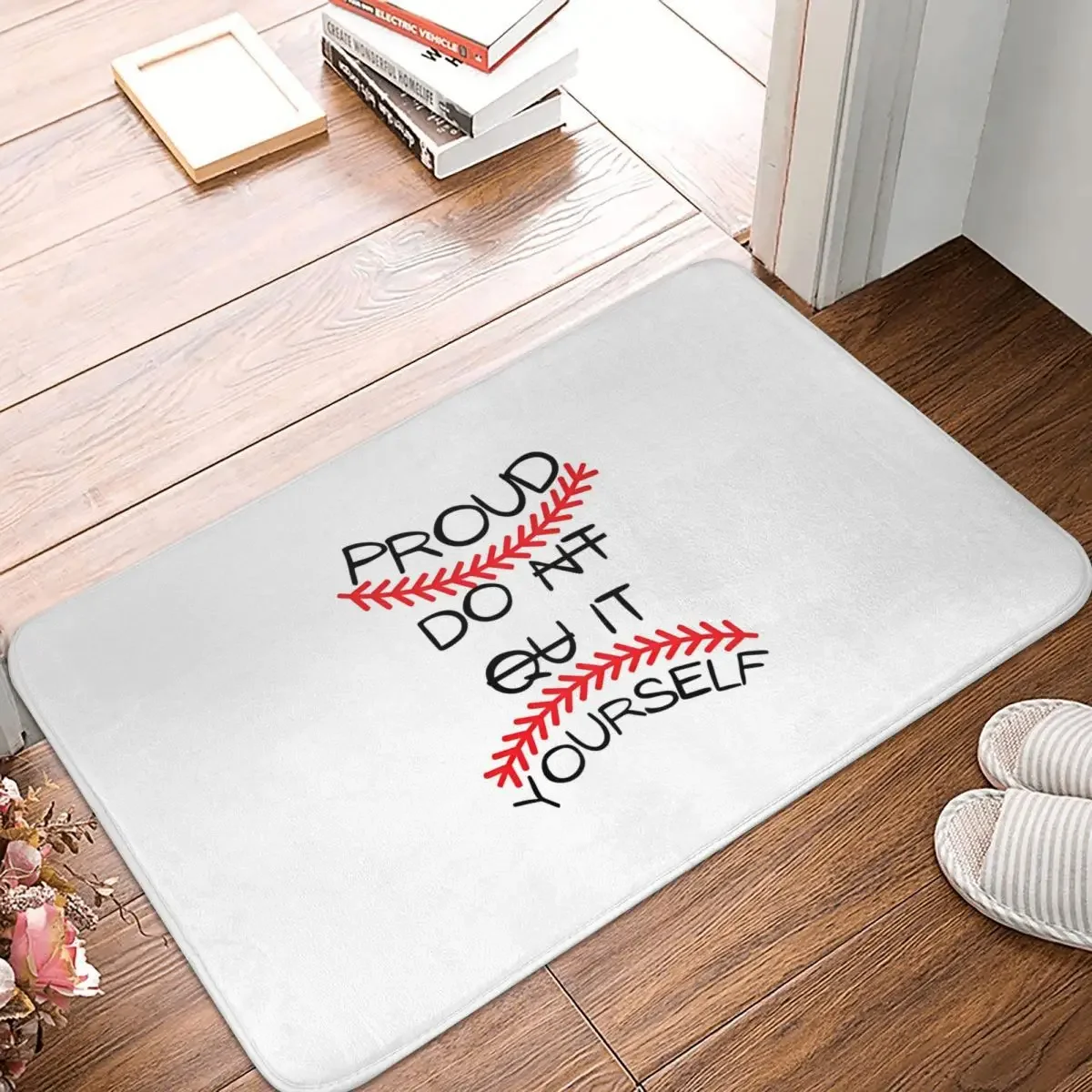 Sport Non-Slip Carpet Proud Yourself Baseball Doormat Bedroom Bathroom Mat Welcome Floor Rug