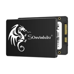 SomnAmbulist-Disque dur interne SSD, SATA 3, capacité de 120 Go, 240 Go, 480 Go, 960 Go, 2.5 Go, 128 Go, 256 Go, 512 Go, 1 To, 2 To, pour ordinateur portable