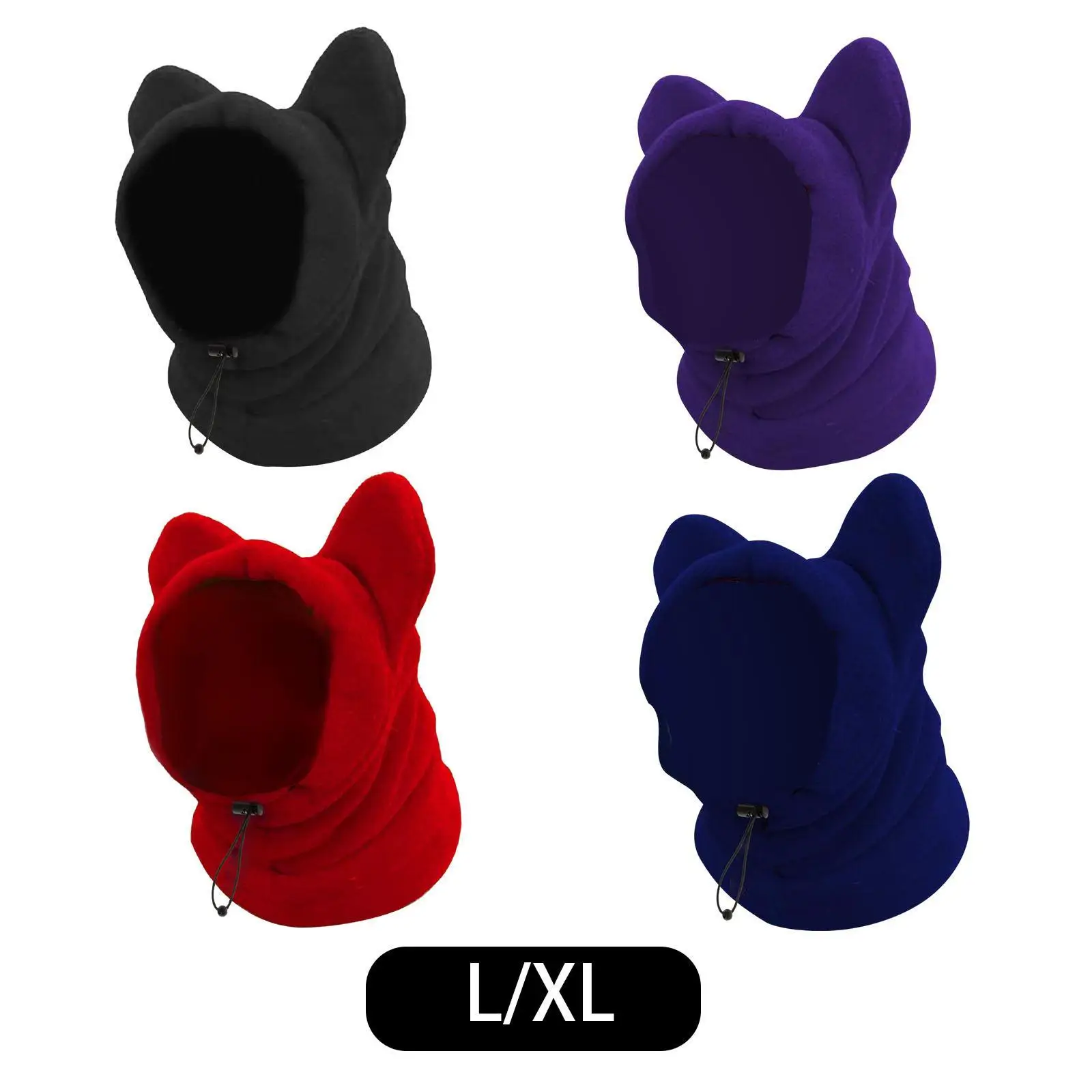 Pet Winter Ear Muffs Hat Windproof Adjustable Hoodie Headwear Ear Wrap Dog Quiet Ear Cover Dog Hat Warm for Pets Dogs Walking