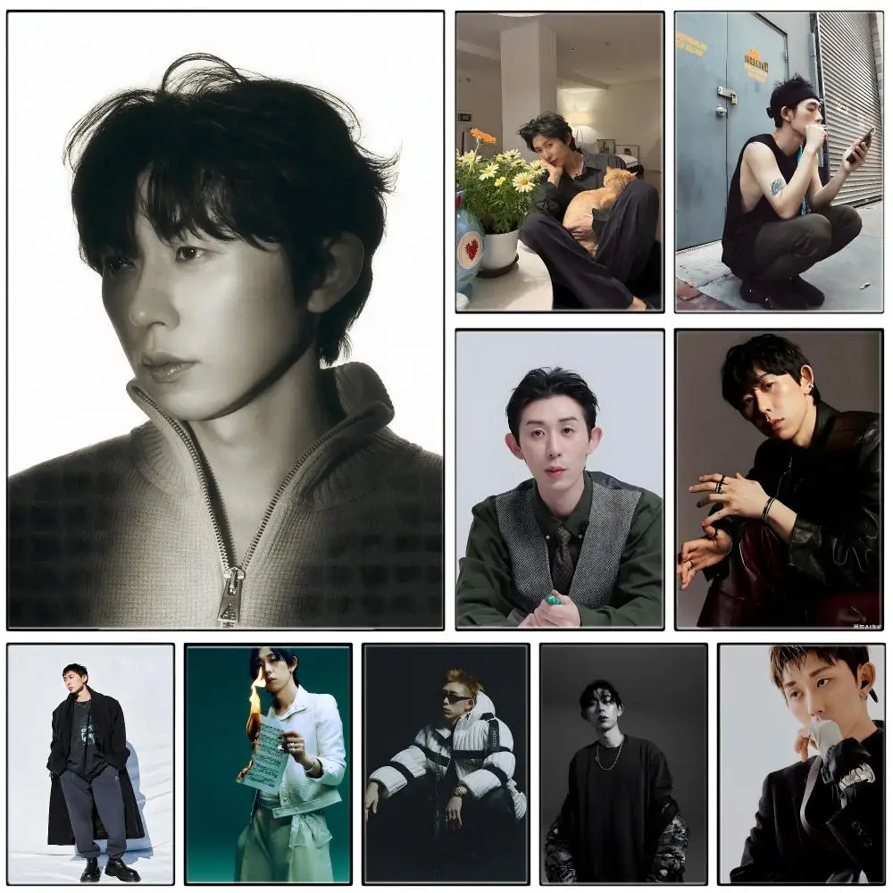 Korean hip hop C-Code Kunst Poster  Self-adhesive Art Waterproof Paper Sticker Coffee House Bar Room Wall Decor