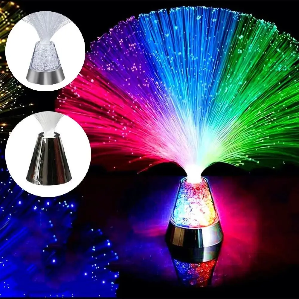 Novelty Optical Fiber Fiber Optic Lamp Multicolor Color-Changing Night Lights LED Light