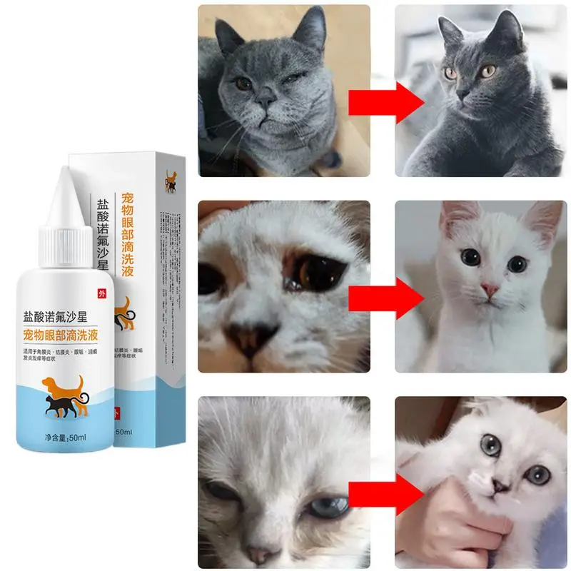 Cat Tear Stain Remover Natural Tear Stain Remover Liquid Pet Eye Drop For All Dogs And Cats Pet Soothing Eye Stain Remover