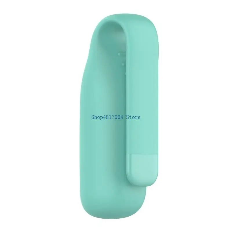 

T3LB Outdoor Sport Metal Clip Buckle for Fitbit- for Smart Bracelet Silicone Protective Cover Watch Accessories
