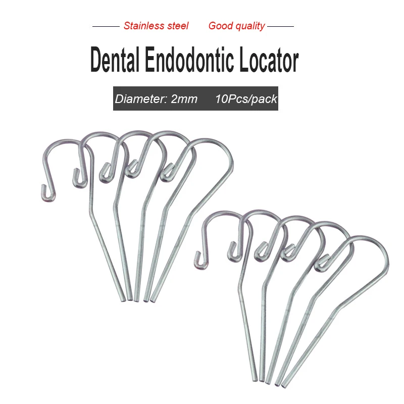 10 pz 2MM trattamento Endo dentale gancio per labbra localizzatore apice per picchio Morita filo di misurazione dente radice canale odontoiatria