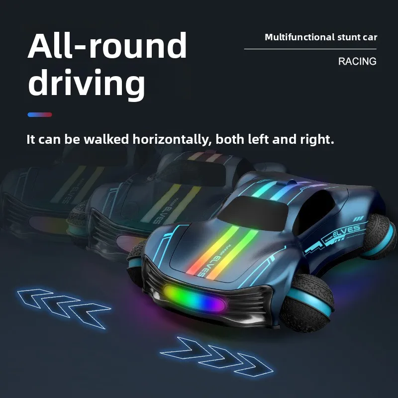 

Round Wheel Omnidirectional Mobile RC Car High Speed Four-wheel Drive Drift Stunt Sci-fi Concept Car Children's Toy Gifts Boys