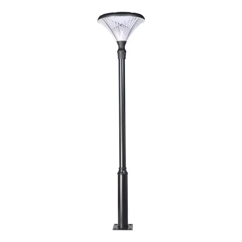 2022 New Design Solar led garden lighting yard pole waterproof lamp post top lamp outdoor 3m pole light