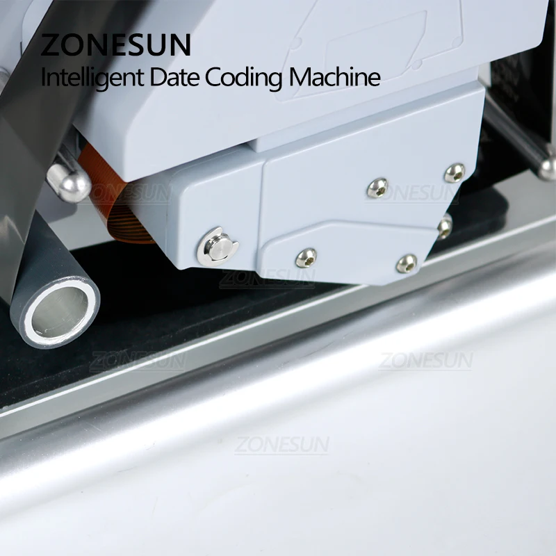 ZONESUN Digital Ribbon Coding Machine Intelligent Date Coder Batch Number Production Date Printing ZS-DC24A