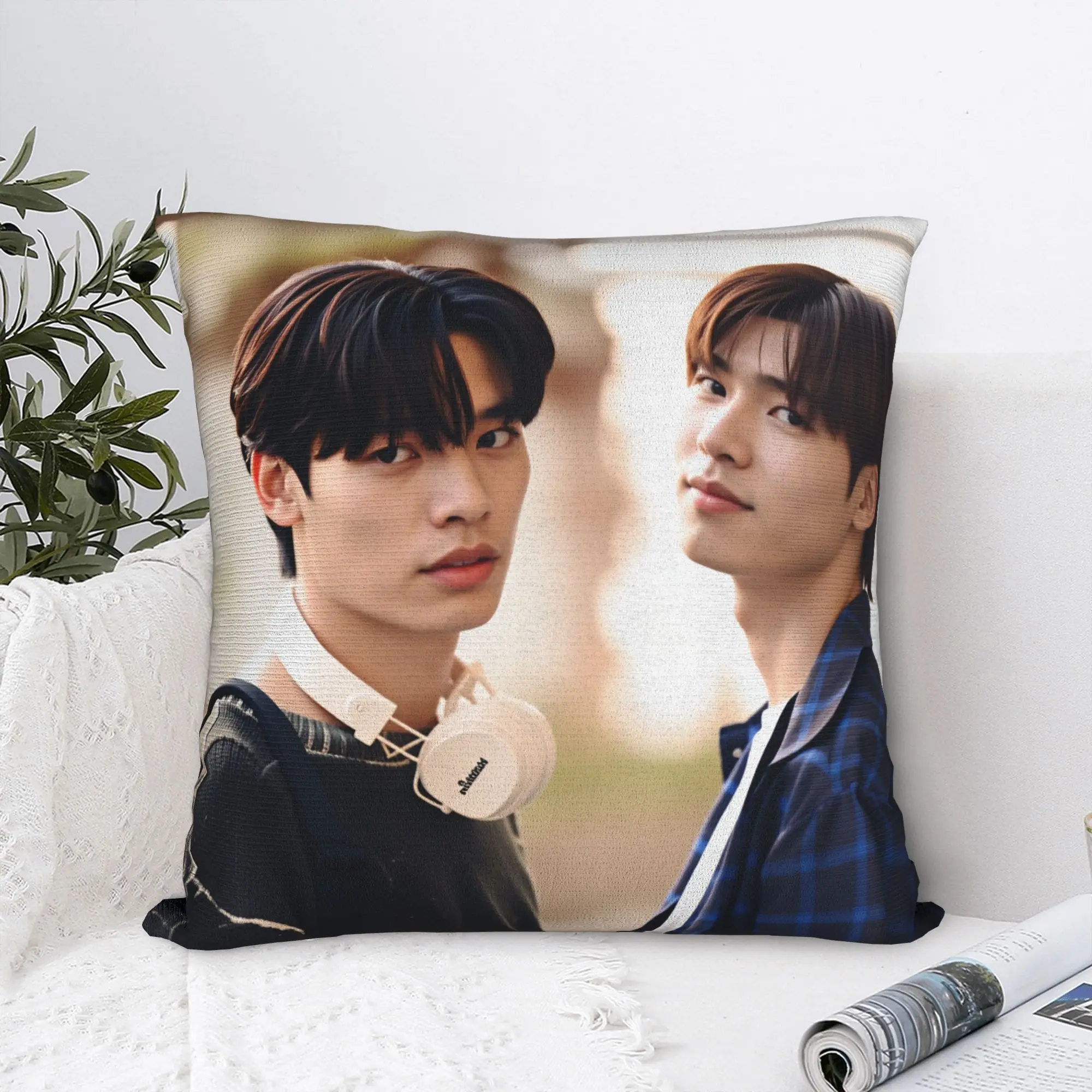 Duang Thailand TV Series With You Pillowcases  Vintage Pillow Case For Sofa Home Decor Design Pillow Cover