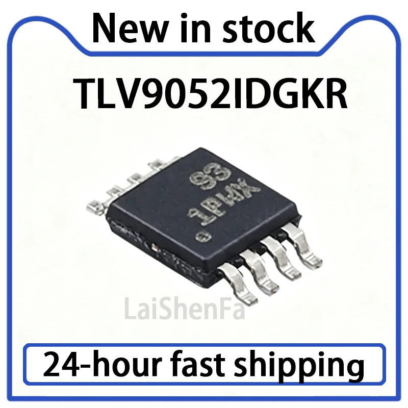 10 Stück TLV9052IDGKR Siebdruck 1PWX Patch VSSOP-8 Neuer Operationsverstärker-IC-Chip auf Lager