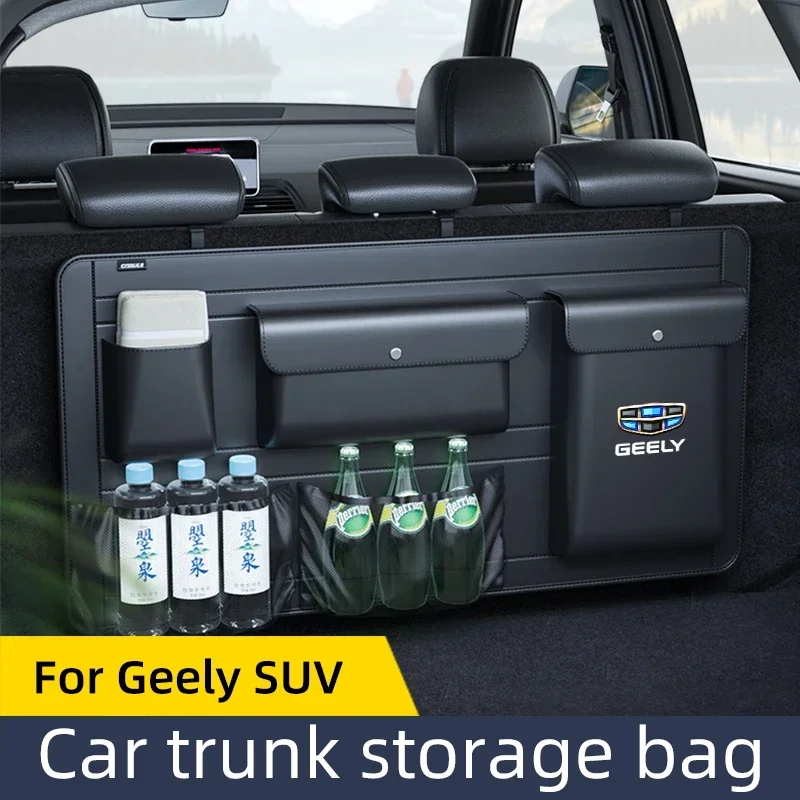 

For Geely Coolray atlas emgrand S GS GX7 SX7 SUV Trunk Multifunctional Car Storage Box Stopping Tidying Storage Hanging Bag