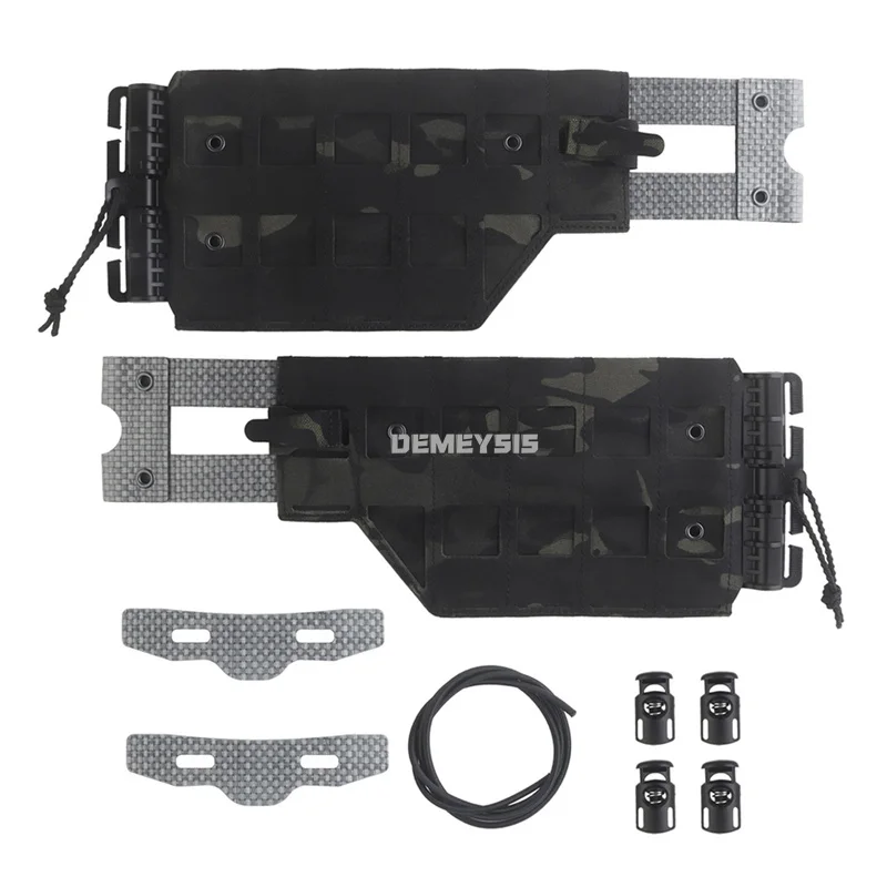 Tactical MOLLE Quick Release Elastic Cummerbund 5 Position Adjustable Side Panel for LV119 LV120 Vest Hunting Vests Airsoft Gear
