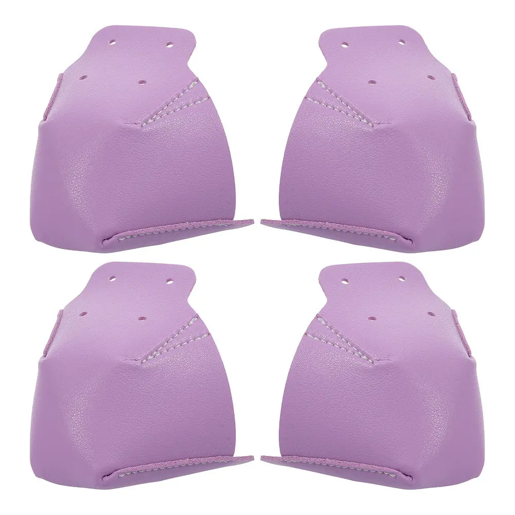 

2 пары защитных чехлов для коньков, прочные регулируемые накладки на кончики коньков с отверстиями для фиксации шнурков, аксессуары для коньков