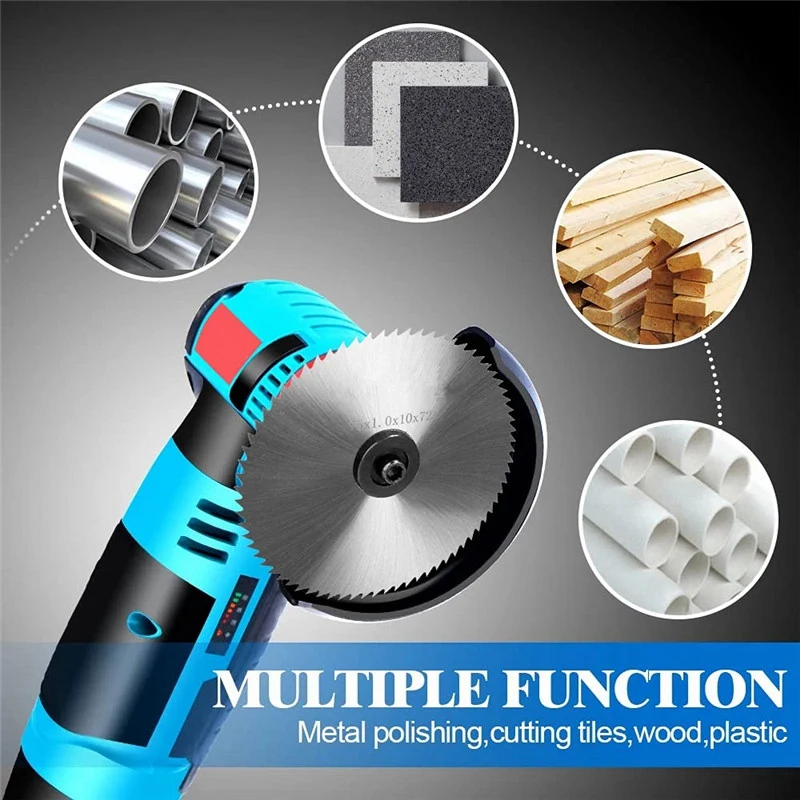 5Pcs 75Mm Cutting Disc For 10Mm Bore Angle Grinder Metal Circular Saw Blade Flat Flap Grinding Wheel Milling Tool
